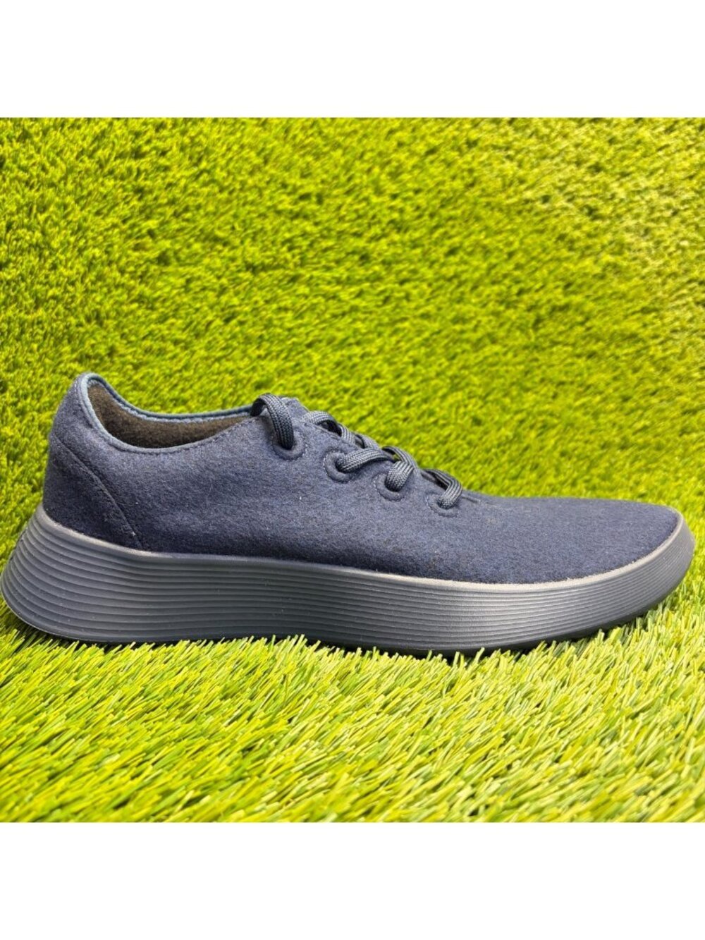 Allbirds Wool Runner 2 Mens Size 12 Triple Blue Athletic Running Shoes Sneakers